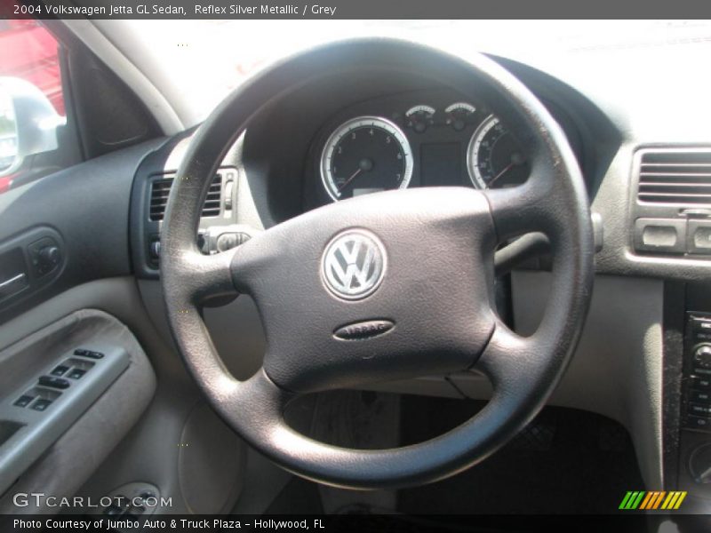 Reflex Silver Metallic / Grey 2004 Volkswagen Jetta GL Sedan