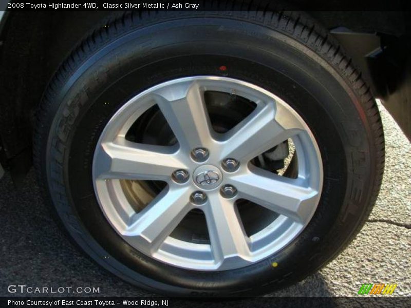 Classic Silver Metallic / Ash Gray 2008 Toyota Highlander 4WD