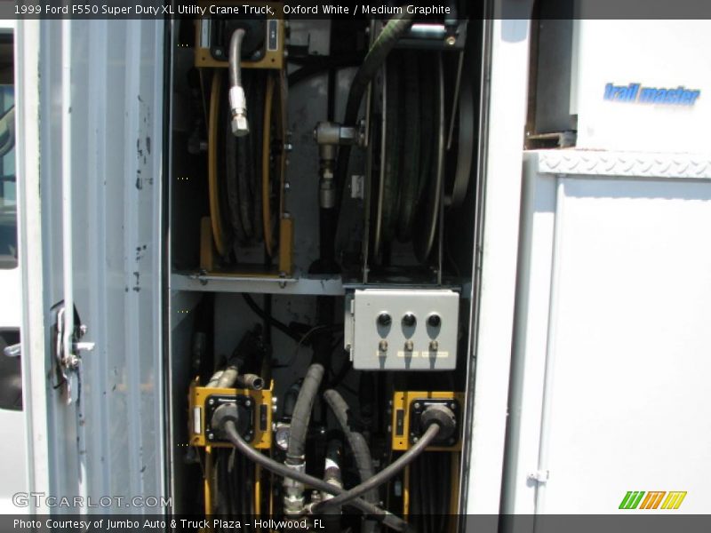 Controls of 1999 F550 Super Duty XL Utility Crane Truck