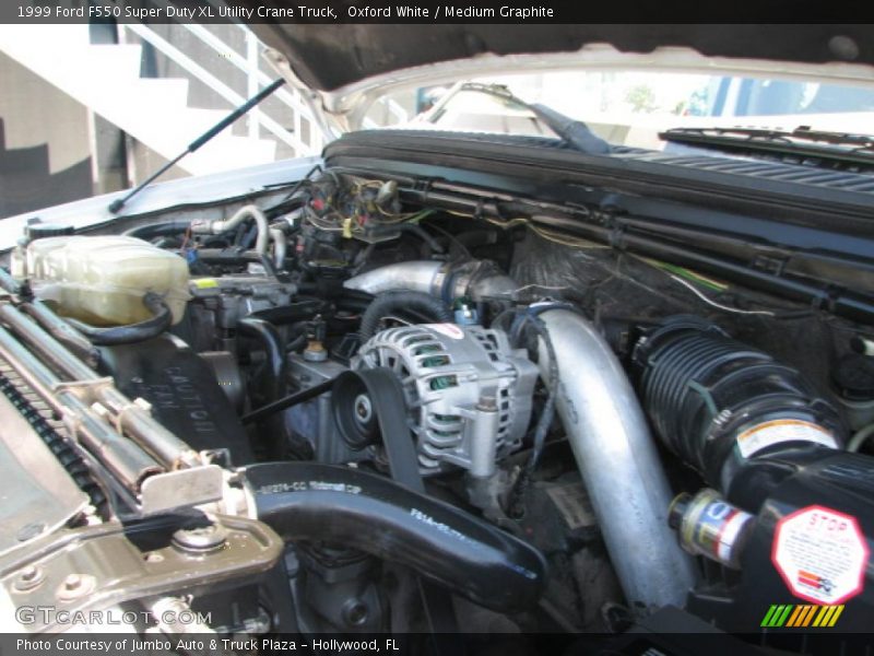  1999 F550 Super Duty XL Utility Crane Truck Engine - 7.3 Liter OHV 16-Valve Power Stroke Turbo Diesel V8