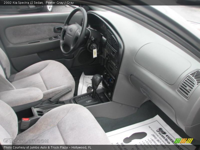  2002 Spectra LS Sedan Gray Interior