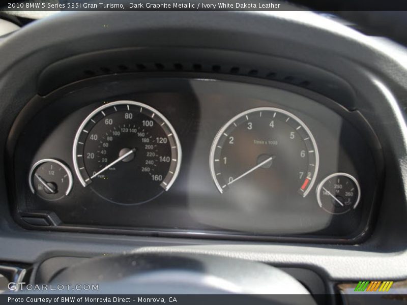  2010 5 Series 535i Gran Turismo 535i Gran Turismo Gauges