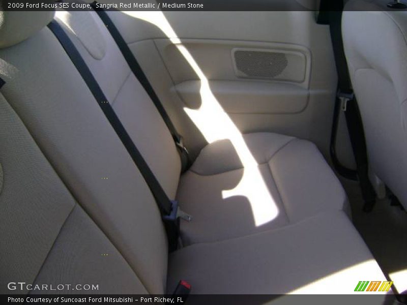 Sangria Red Metallic / Medium Stone 2009 Ford Focus SES Coupe