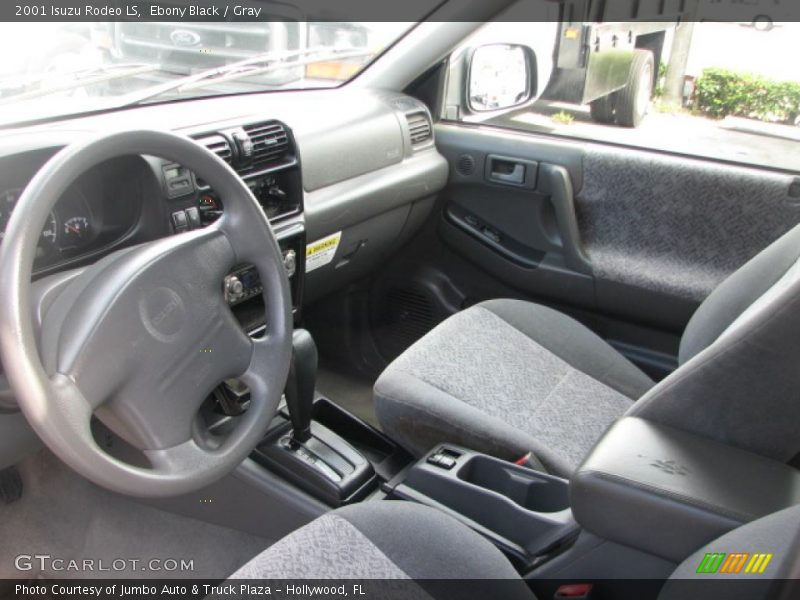  2001 Rodeo LS Gray Interior