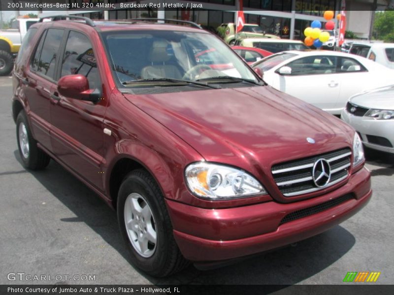 Bordeaux Red Metallic / Java 2001 Mercedes-Benz ML 320 4Matic