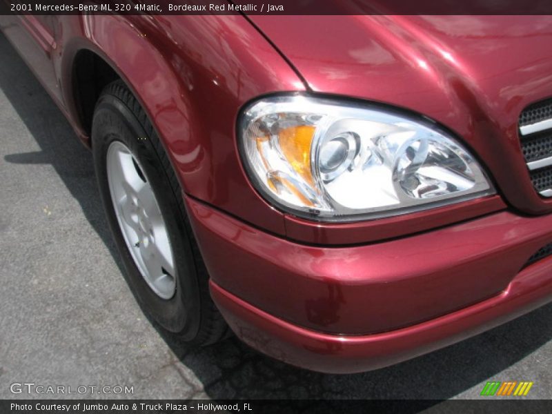 Bordeaux Red Metallic / Java 2001 Mercedes-Benz ML 320 4Matic