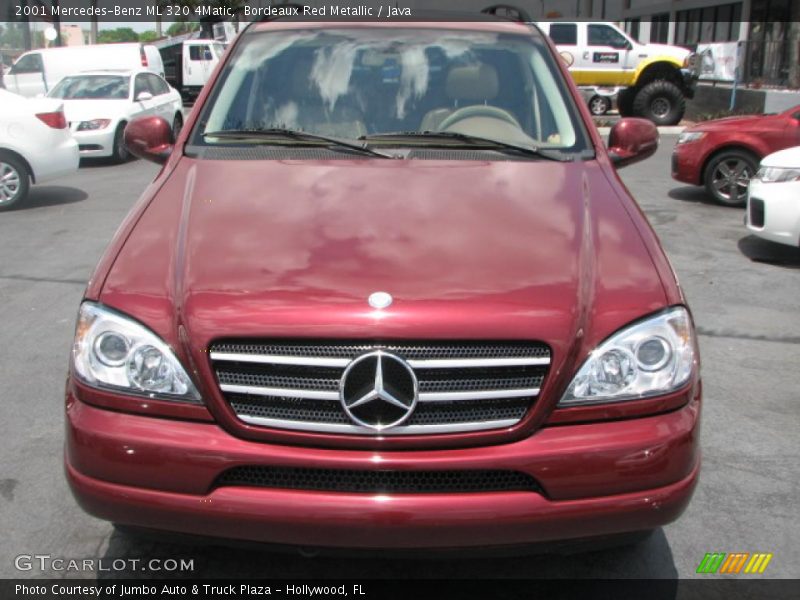 Bordeaux Red Metallic / Java 2001 Mercedes-Benz ML 320 4Matic
