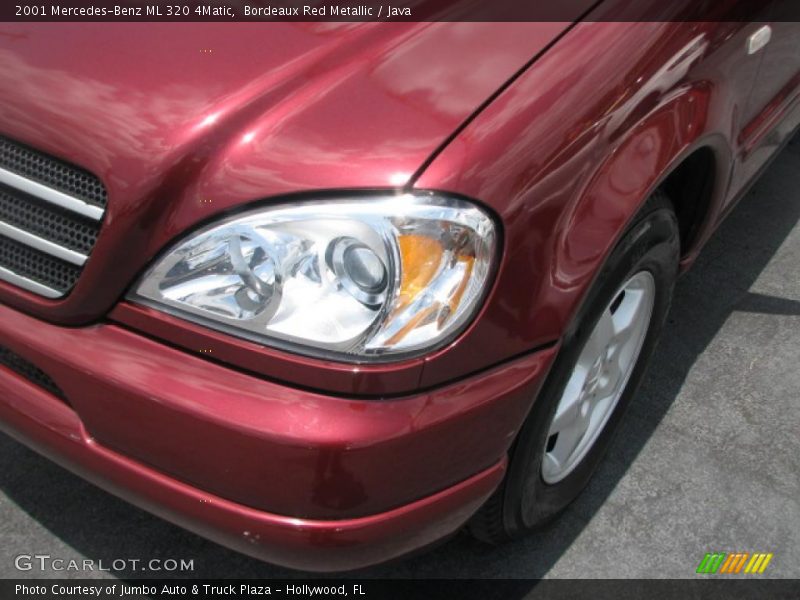 Bordeaux Red Metallic / Java 2001 Mercedes-Benz ML 320 4Matic