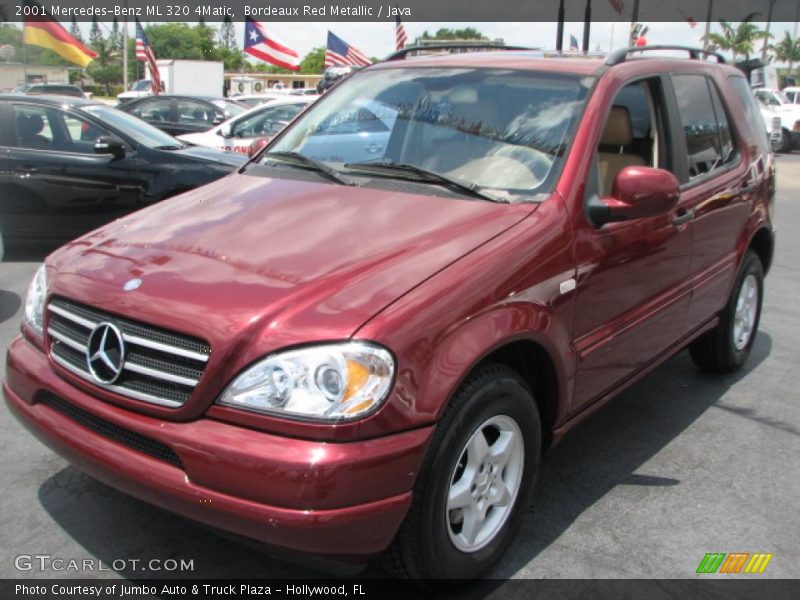 Bordeaux Red Metallic / Java 2001 Mercedes-Benz ML 320 4Matic
