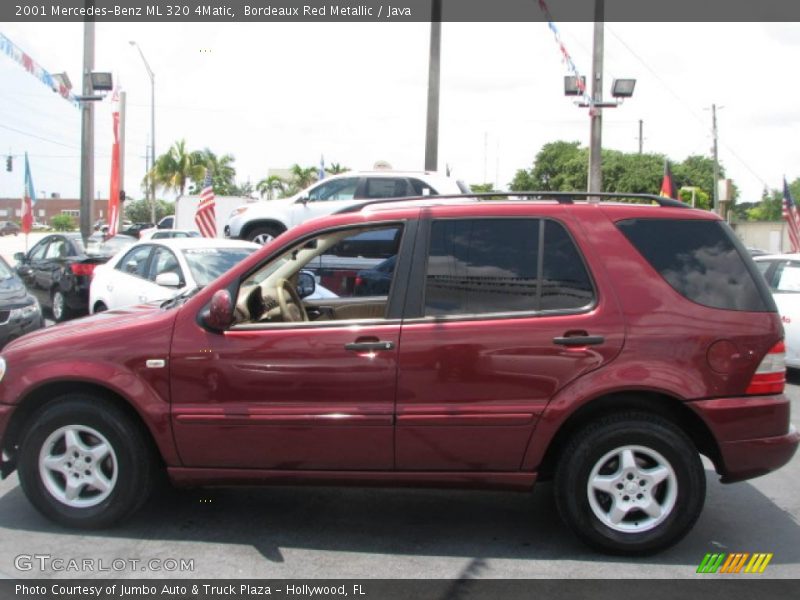 Bordeaux Red Metallic / Java 2001 Mercedes-Benz ML 320 4Matic