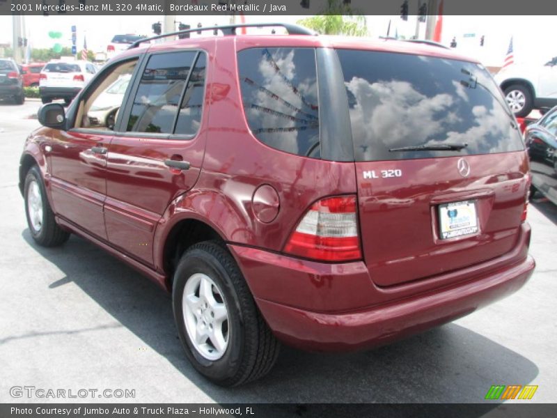 Bordeaux Red Metallic / Java 2001 Mercedes-Benz ML 320 4Matic