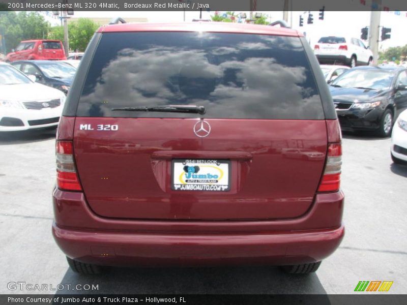 Bordeaux Red Metallic / Java 2001 Mercedes-Benz ML 320 4Matic
