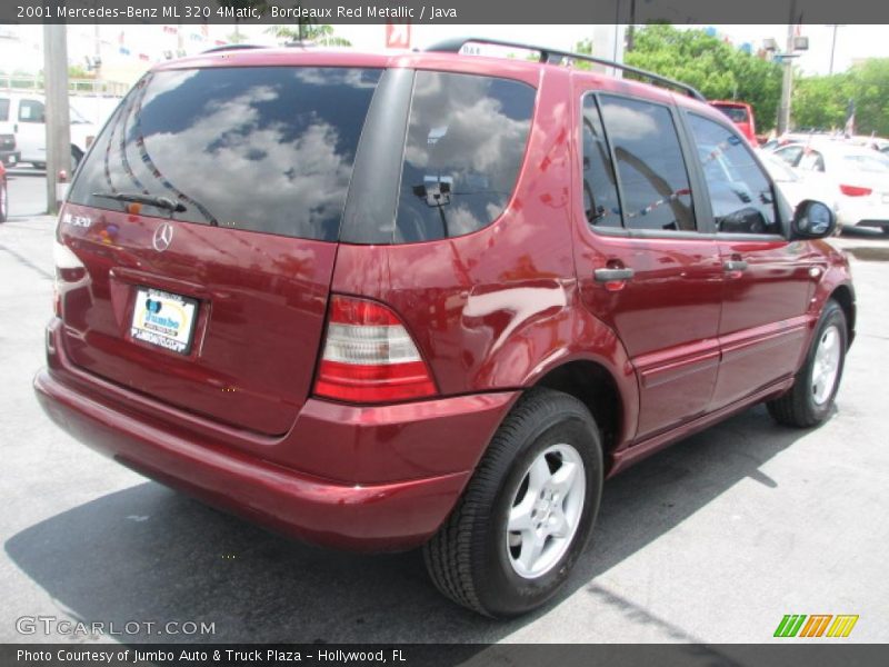Bordeaux Red Metallic / Java 2001 Mercedes-Benz ML 320 4Matic