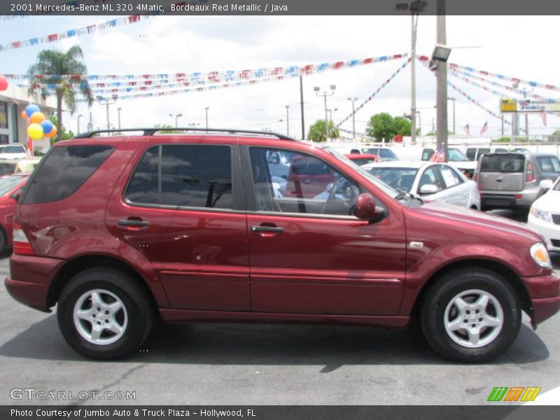 Bordeaux Red Metallic / Java 2001 Mercedes-Benz ML 320 4Matic