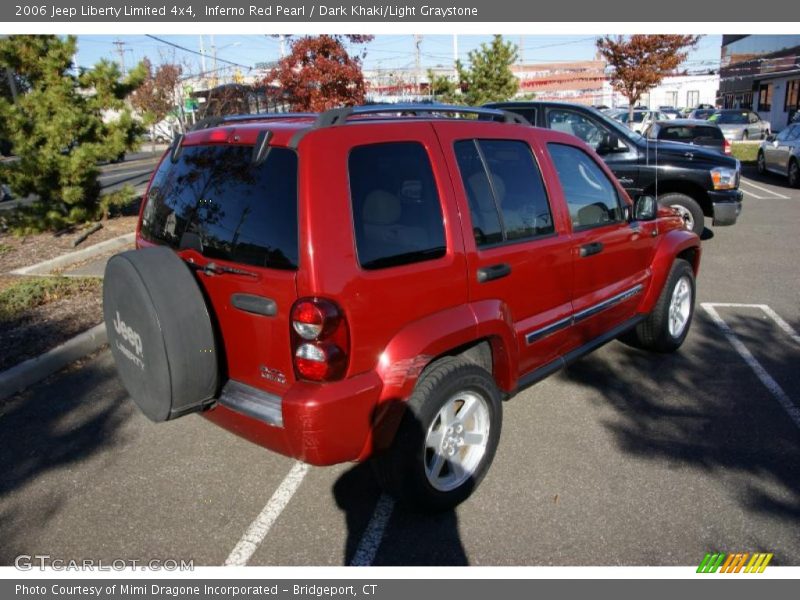 Inferno Red Pearl / Dark Khaki/Light Graystone 2006 Jeep Liberty Limited 4x4