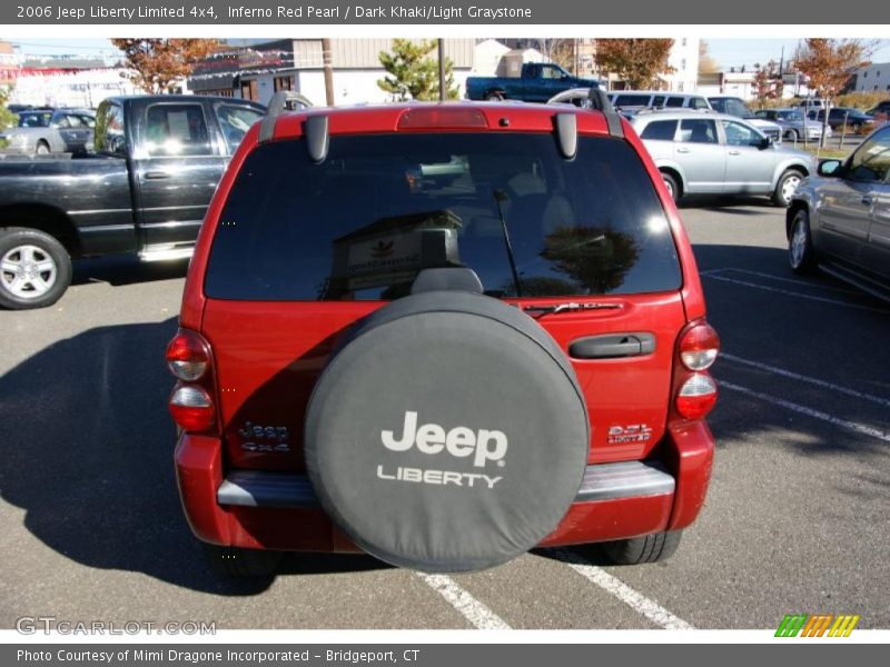 Inferno Red Pearl / Dark Khaki/Light Graystone 2006 Jeep Liberty Limited 4x4