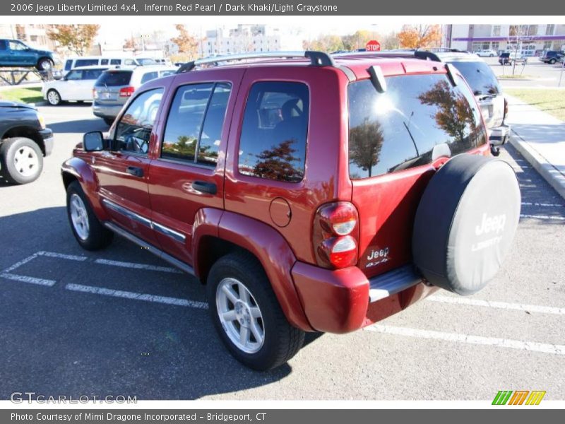 Inferno Red Pearl / Dark Khaki/Light Graystone 2006 Jeep Liberty Limited 4x4