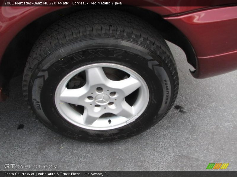 Bordeaux Red Metallic / Java 2001 Mercedes-Benz ML 320 4Matic