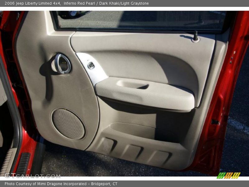 Inferno Red Pearl / Dark Khaki/Light Graystone 2006 Jeep Liberty Limited 4x4