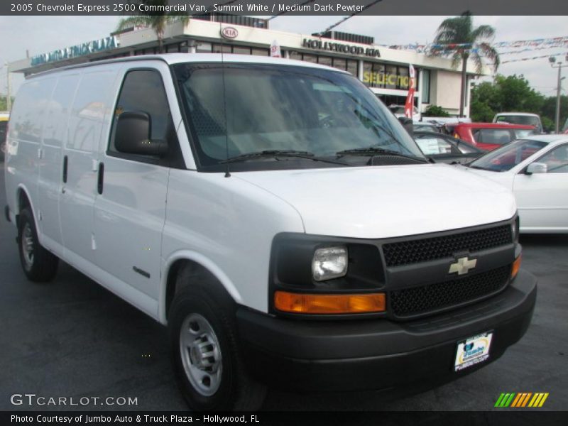 Summit White / Medium Dark Pewter 2005 Chevrolet Express 2500 Commercial Van