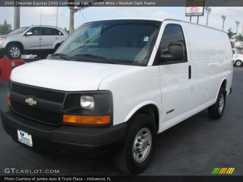 Summit White / Medium Dark Pewter 2005 Chevrolet Express 2500 Commercial Van