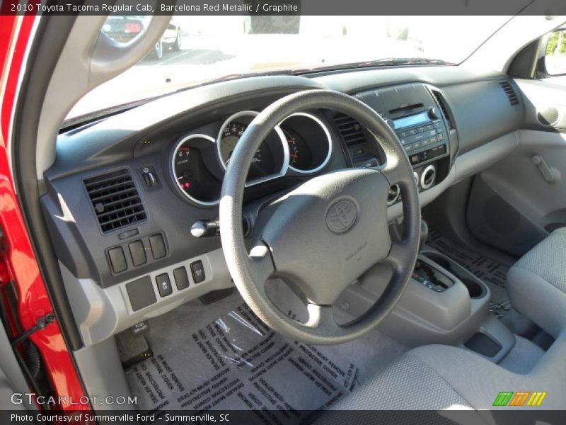  2010 Tacoma Regular Cab Graphite Interior