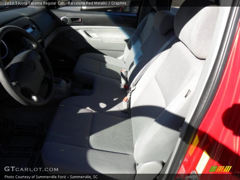 Barcelona Red Metallic / Graphite 2010 Toyota Tacoma Regular Cab