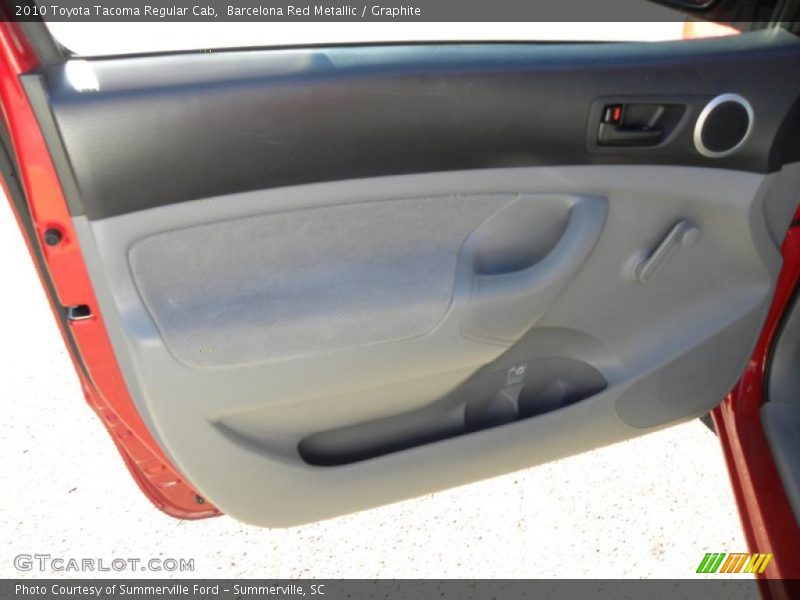 Barcelona Red Metallic / Graphite 2010 Toyota Tacoma Regular Cab