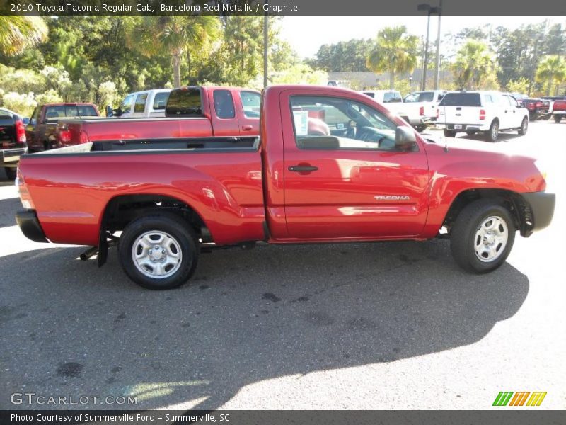 Barcelona Red Metallic / Graphite 2010 Toyota Tacoma Regular Cab