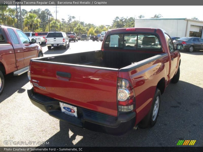 Barcelona Red Metallic / Graphite 2010 Toyota Tacoma Regular Cab