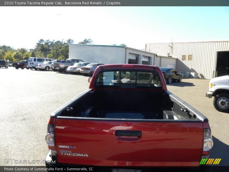 Barcelona Red Metallic / Graphite 2010 Toyota Tacoma Regular Cab
