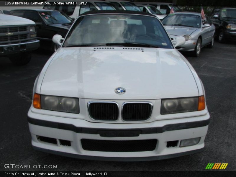 Alpine White / Gray 1999 BMW M3 Convertible