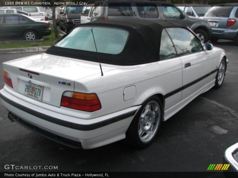 Alpine White / Gray 1999 BMW M3 Convertible