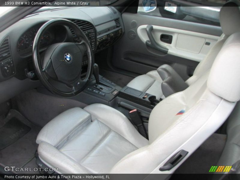 Gray Interior - 1999 M3 Convertible 