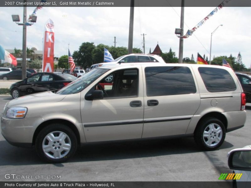 Gold Mist Metallic / Cashmere 2007 Chevrolet Uplander LS