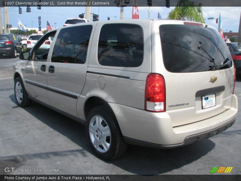 Gold Mist Metallic / Cashmere 2007 Chevrolet Uplander LS