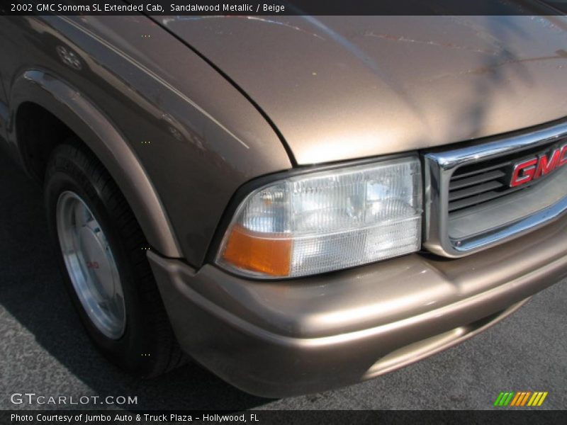 Sandalwood Metallic / Beige 2002 GMC Sonoma SL Extended Cab