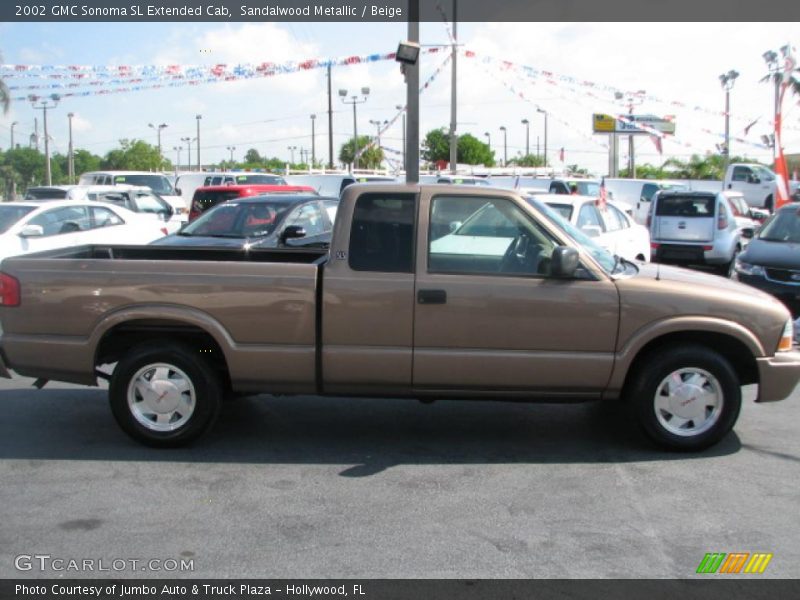  2002 Sonoma SL Extended Cab Sandalwood Metallic