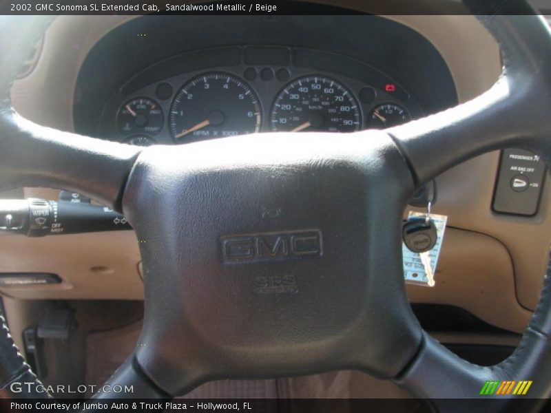 Sandalwood Metallic / Beige 2002 GMC Sonoma SL Extended Cab