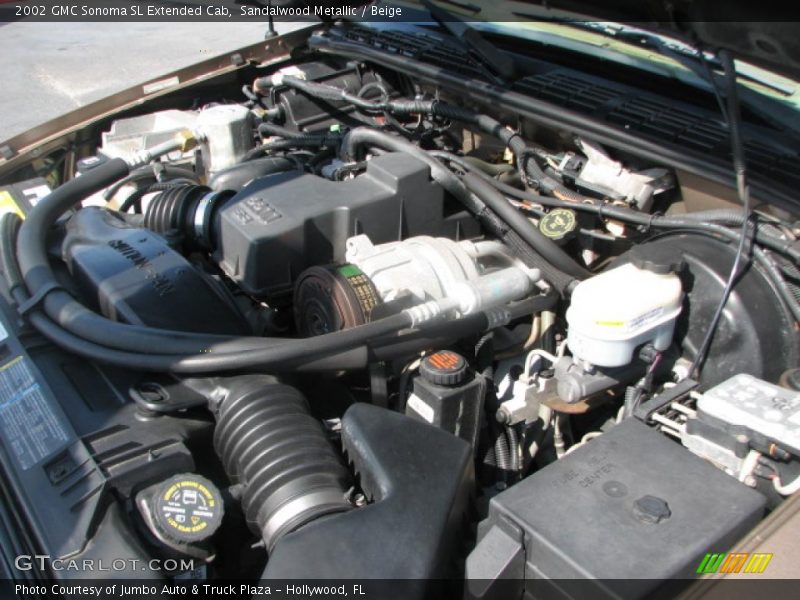  2002 Sonoma SL Extended Cab Engine - 2.2 Liter OHV 8-Valve 4 Cylinder