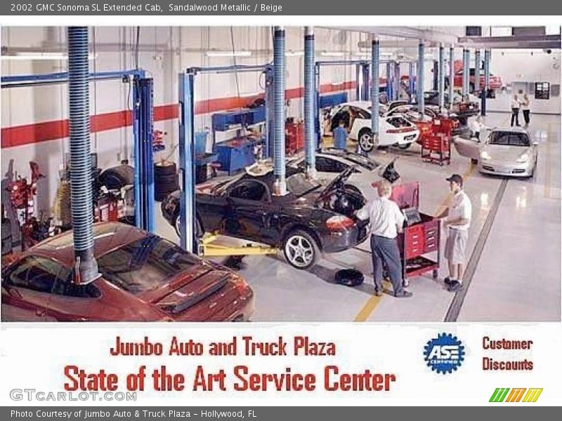 Sandalwood Metallic / Beige 2002 GMC Sonoma SL Extended Cab