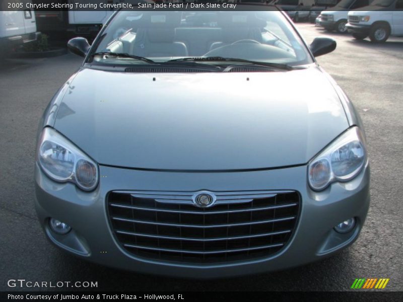 Satin Jade Pearl / Dark Slate Gray 2005 Chrysler Sebring Touring Convertible