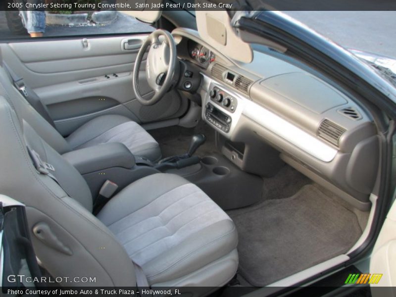 Satin Jade Pearl / Dark Slate Gray 2005 Chrysler Sebring Touring Convertible