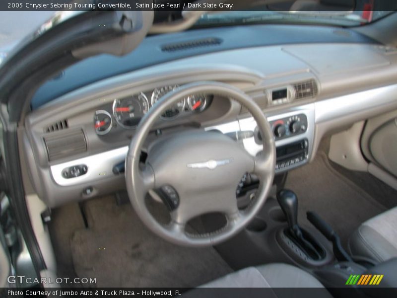 Dark Slate Gray Interior - 2005 Sebring Touring Convertible 