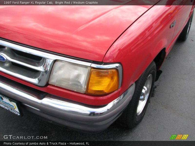 Bright Red / Medium Graphite 1997 Ford Ranger XL Regular Cab