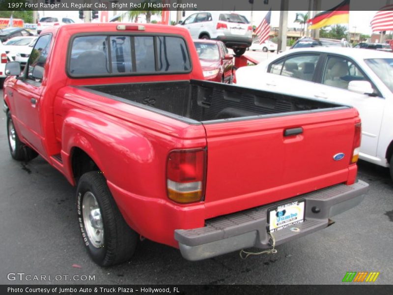 Bright Red / Medium Graphite 1997 Ford Ranger XL Regular Cab