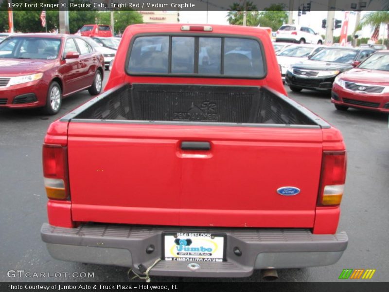 Bright Red / Medium Graphite 1997 Ford Ranger XL Regular Cab