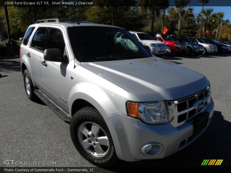 Silver Metallic / Charcoal 2008 Ford Escape XLT V6