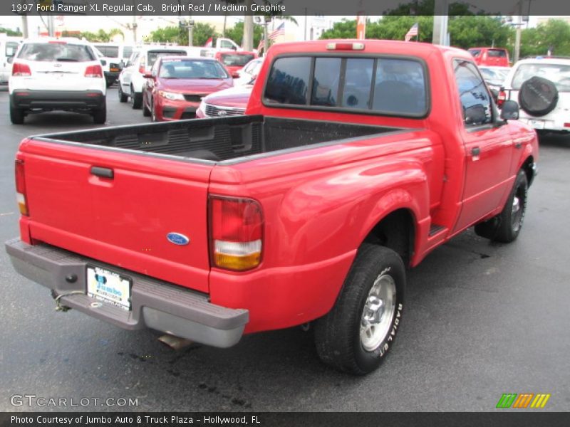 Bright Red / Medium Graphite 1997 Ford Ranger XL Regular Cab