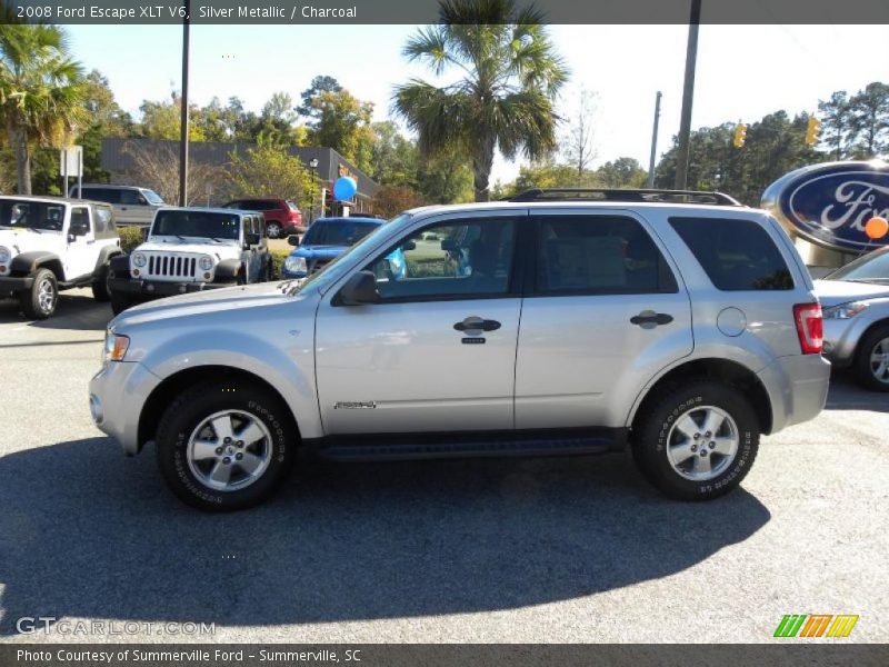 Silver Metallic / Charcoal 2008 Ford Escape XLT V6